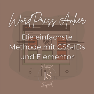 WordPress Anker setzen: Die einfachste Methode mit CSS-IDs und Elementor